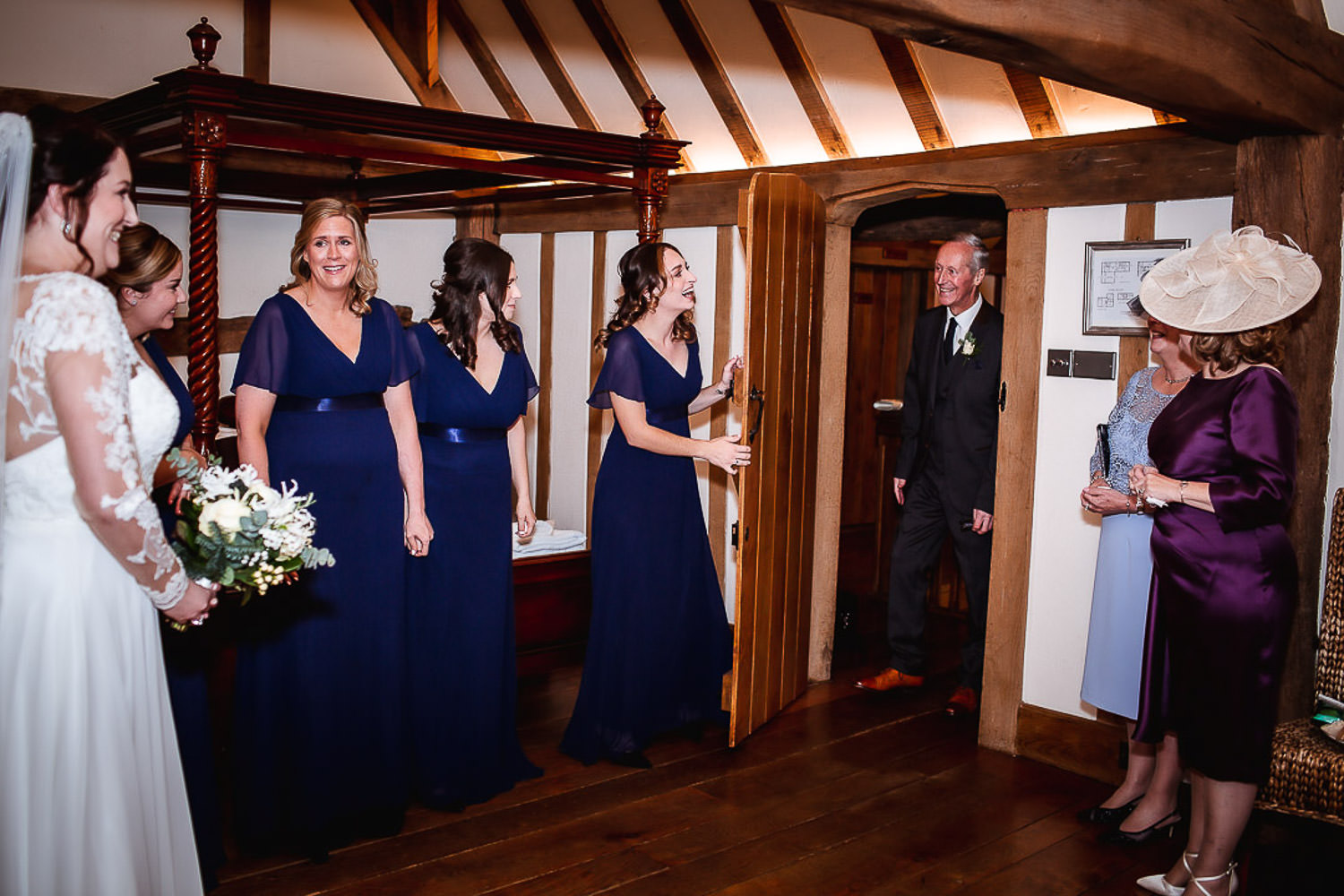 Winter wedding at Cain Manor, Borden, Hampshire