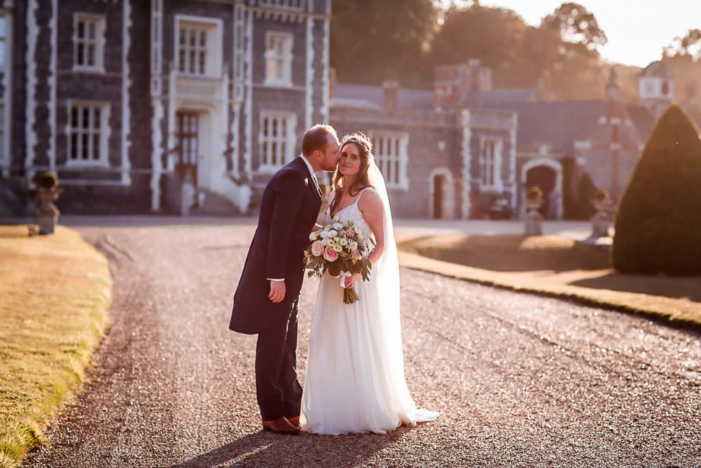 Sunset wedding photos. Summer Wedding at Folkington Manor, West Sussex