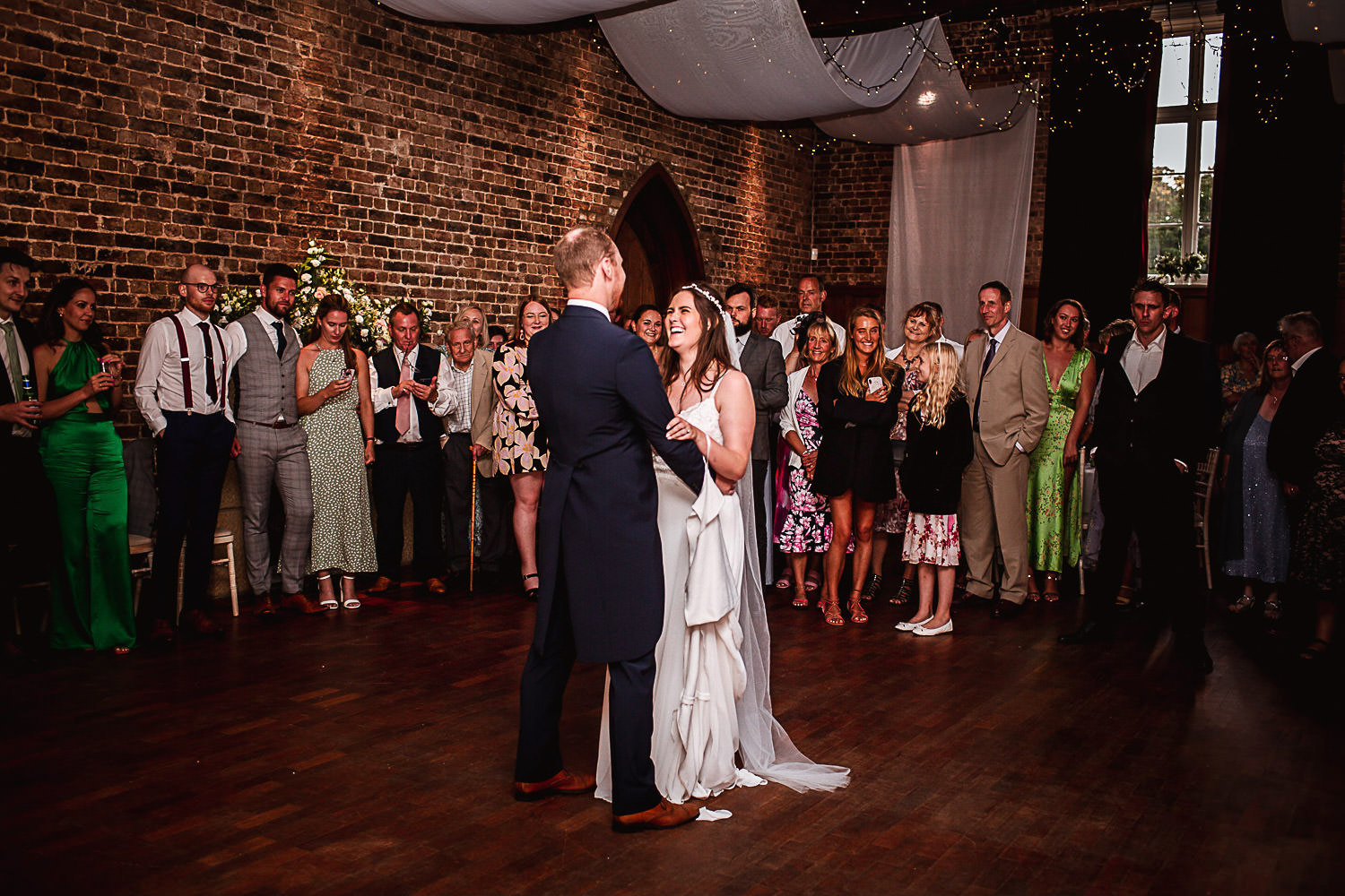 First dance Summer. Wedding at Folkington Manor, West Sussex