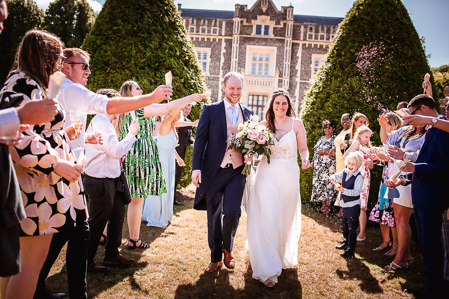 Summer Wedding at Folkington Manor, West Sussex