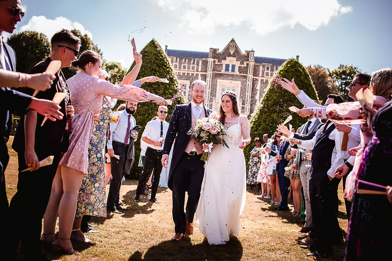 Summer Wedding at Folkington Manor, West Sussex