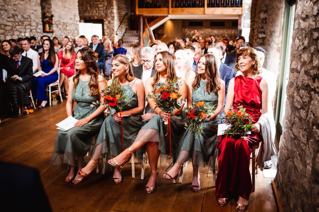 Autumn wedding at Priston Mill Bath Somerset