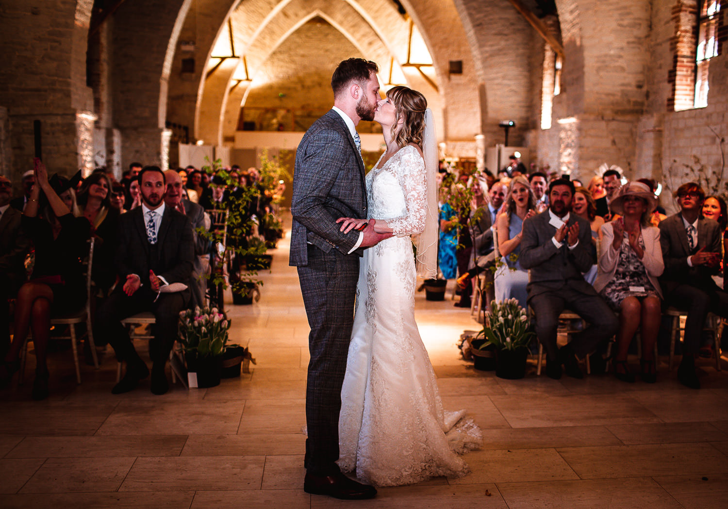 Spring wedding at The Tithe Barn Petersfield Hampshire