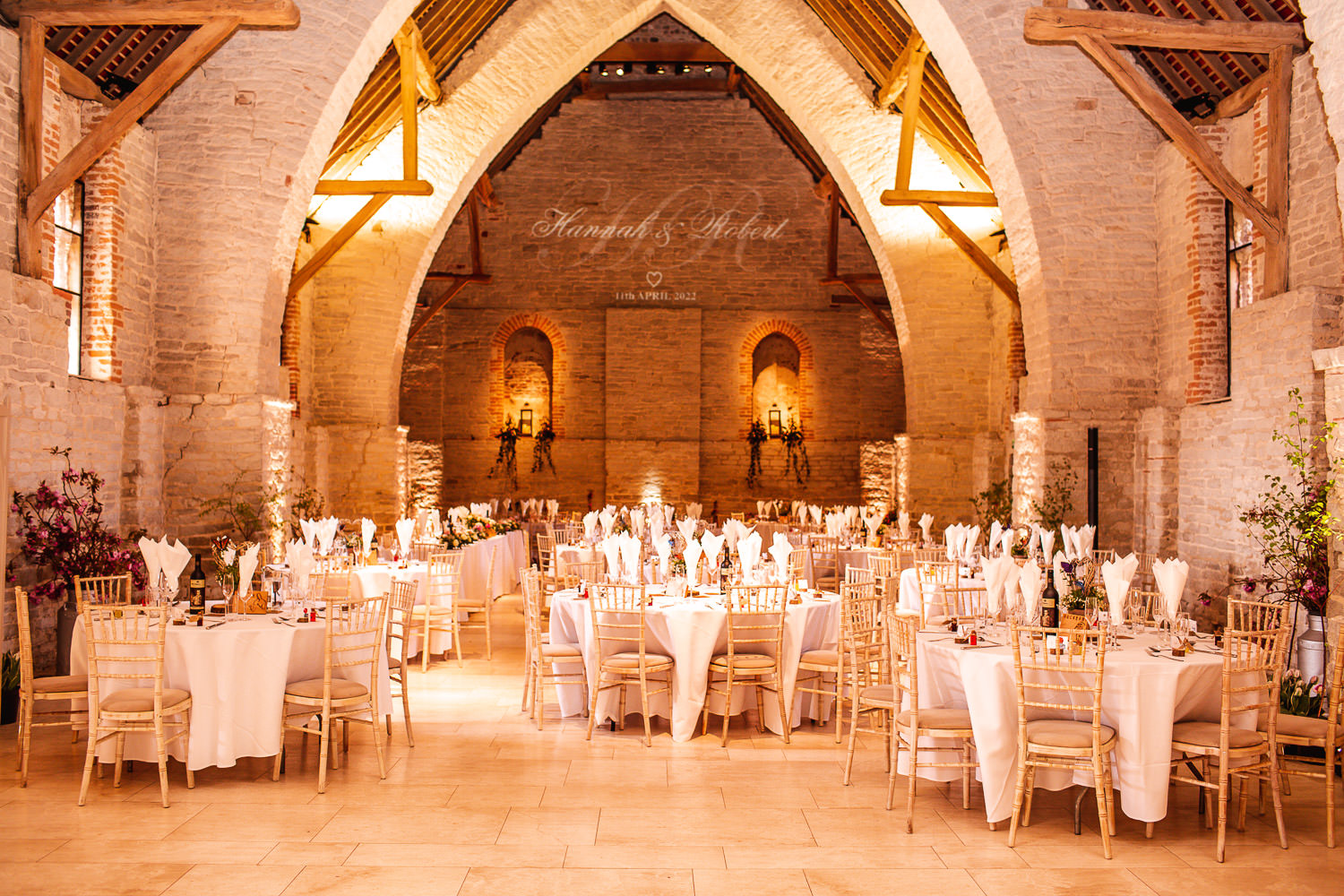 Spring wedding at The Tithe Barn Petersfield Hampshire