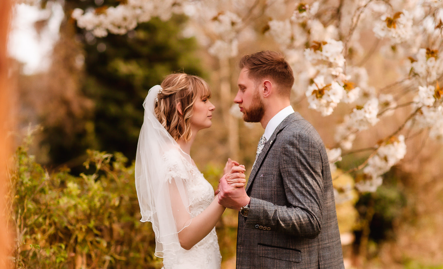 Spring wedding at The Tithe Barn Petersfield Hampshire