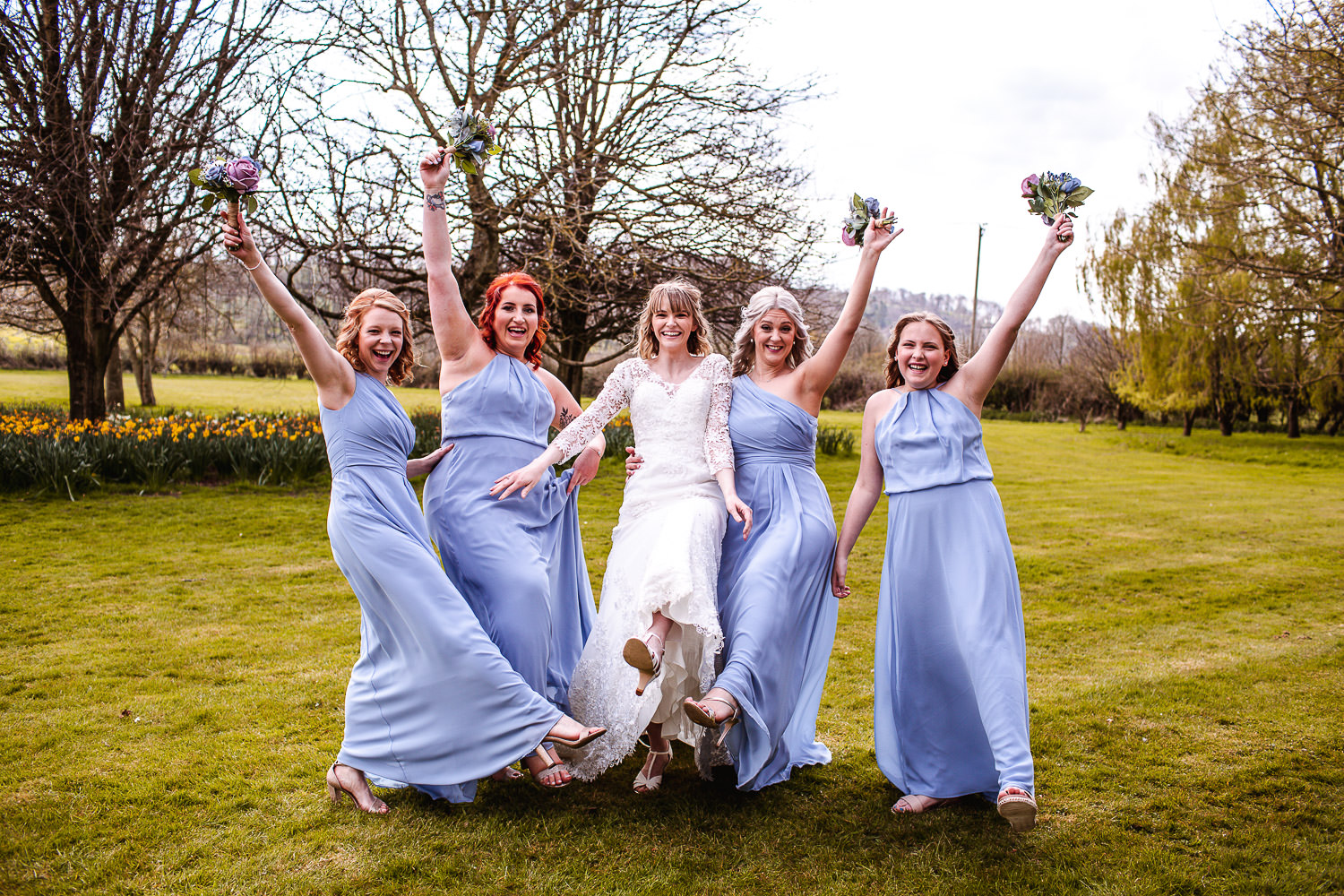 Spring wedding at The Tithe Barn Petersfield Hampshire