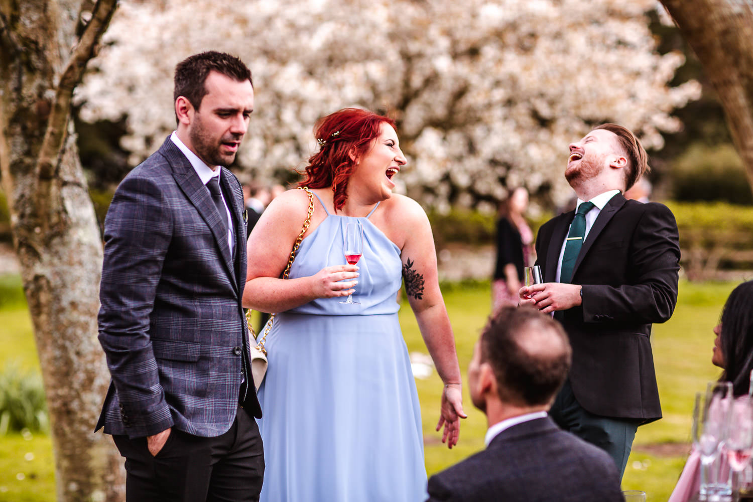 Spring wedding at The Tithe Barn Petersfield Hampshire