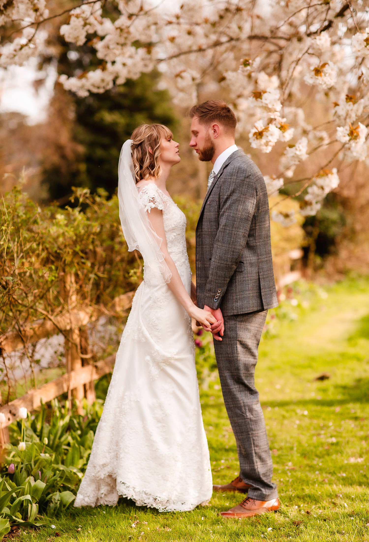 Spring wedding at The Tithe Barn Petersfield Hampshire