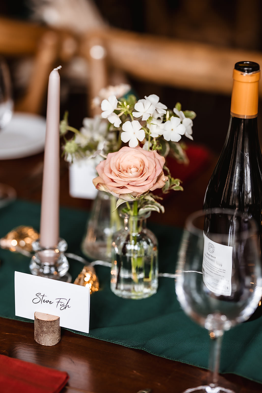 wedding table decoration at Gate Street