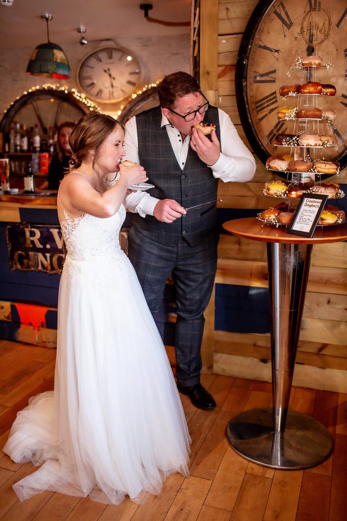 wedding doughnuts tower cake Hampshire. 
