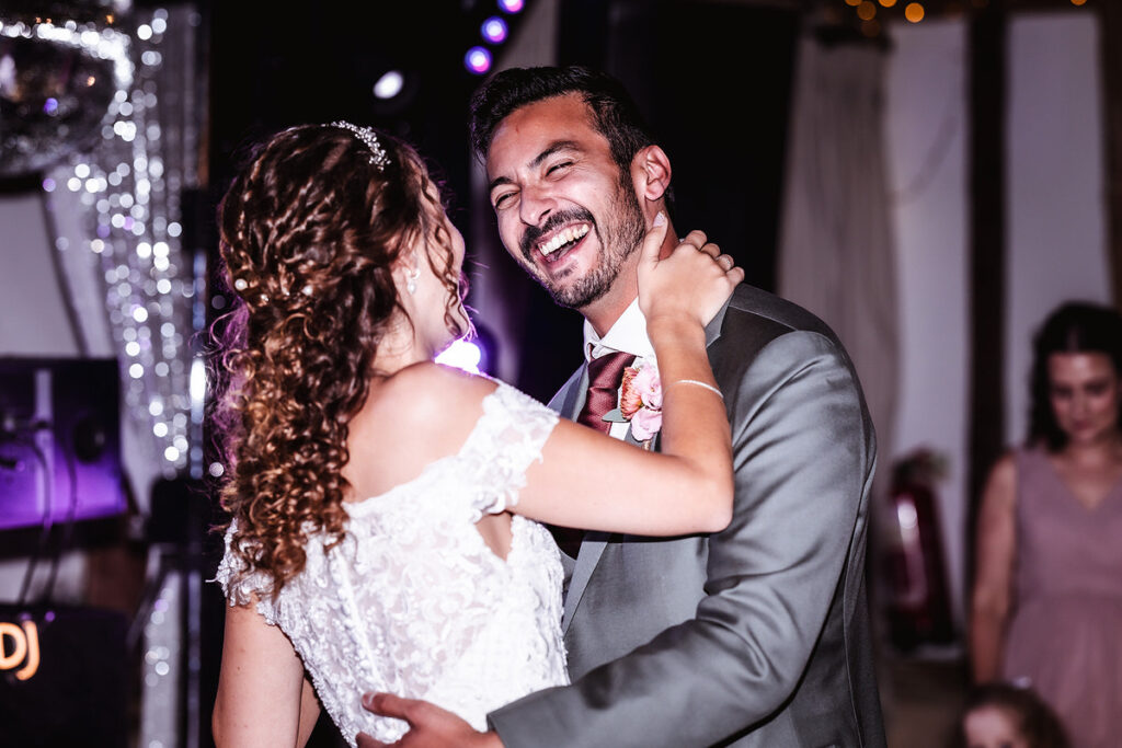 first dance of bride and groom 