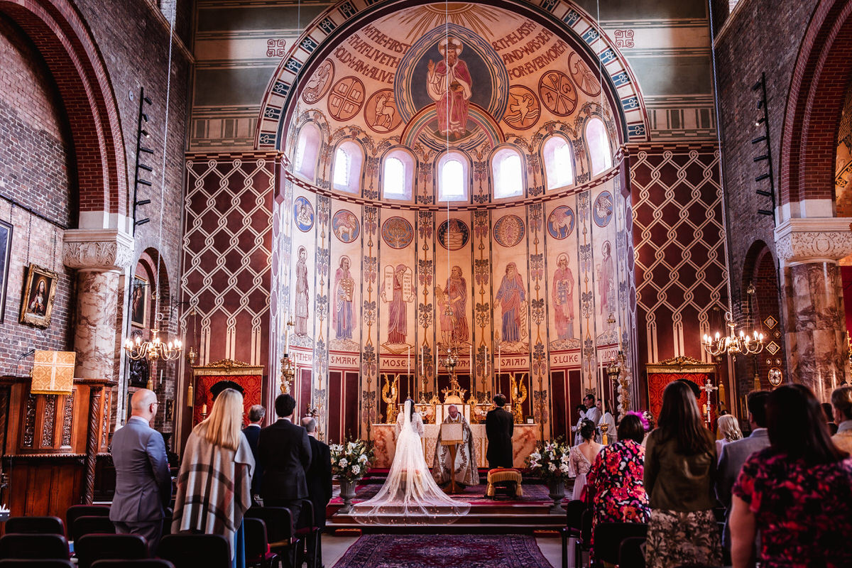 Wedding church ceremony at St Agatha’s Portsmouth