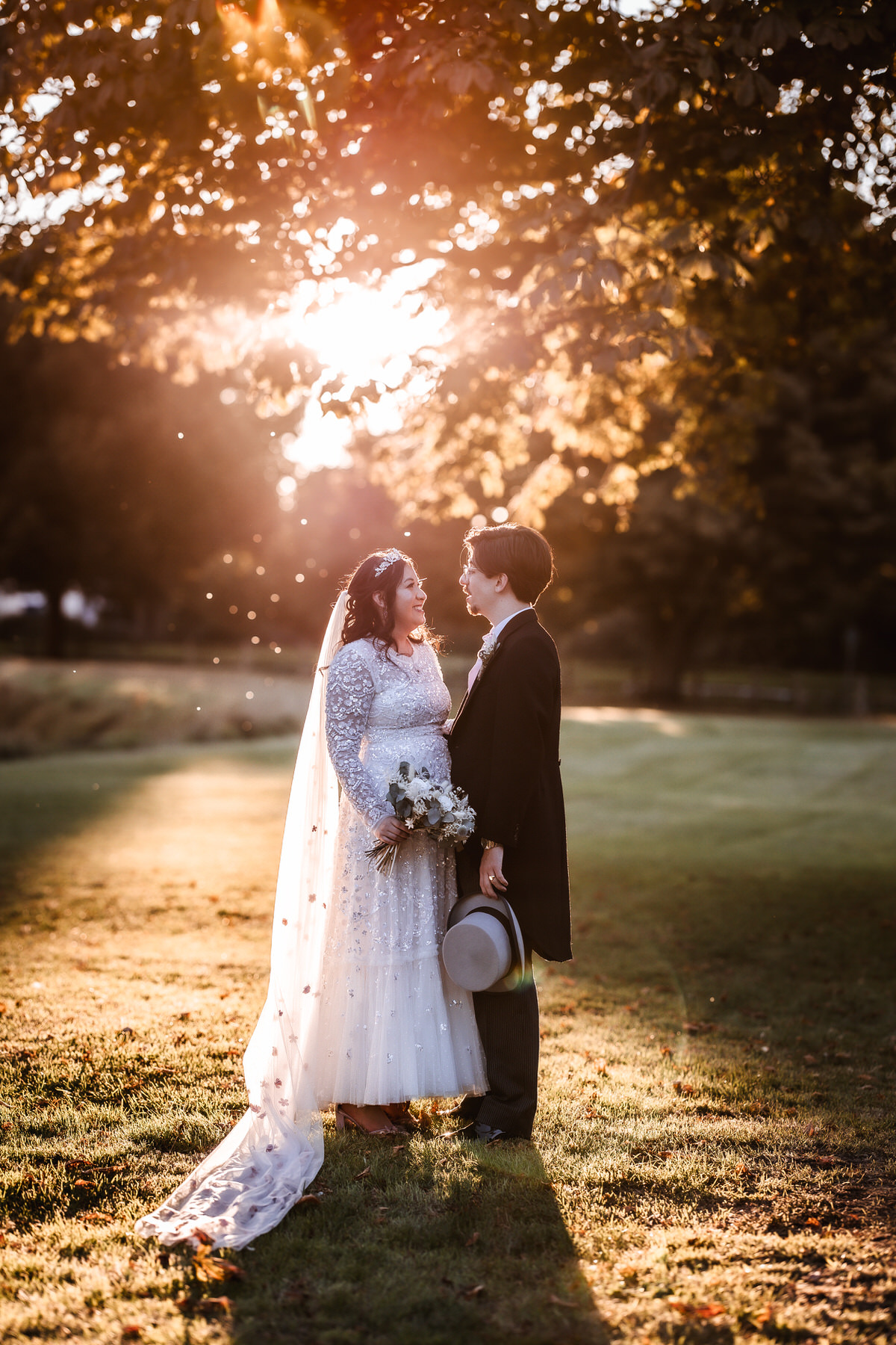 Outdoor Hampshire wedding at marquee