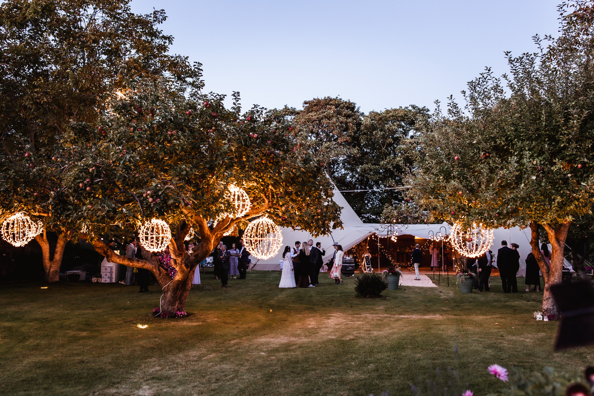 Hampshire marquee wedding in Porchester