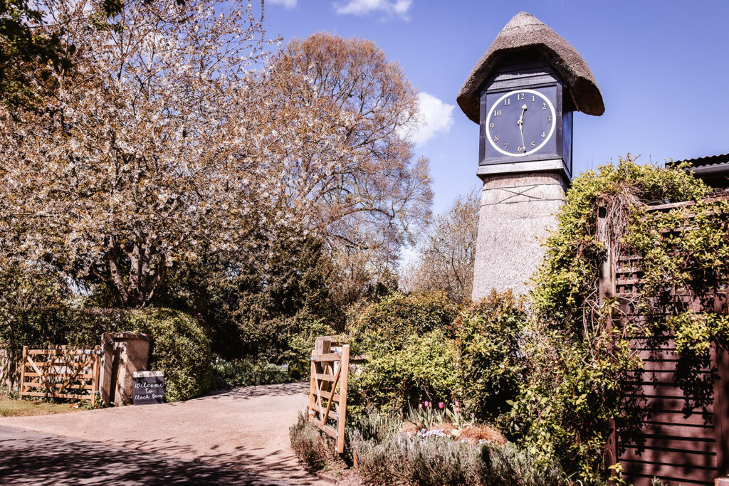 Hampshire countryside rustic wedding venue Clock Barn